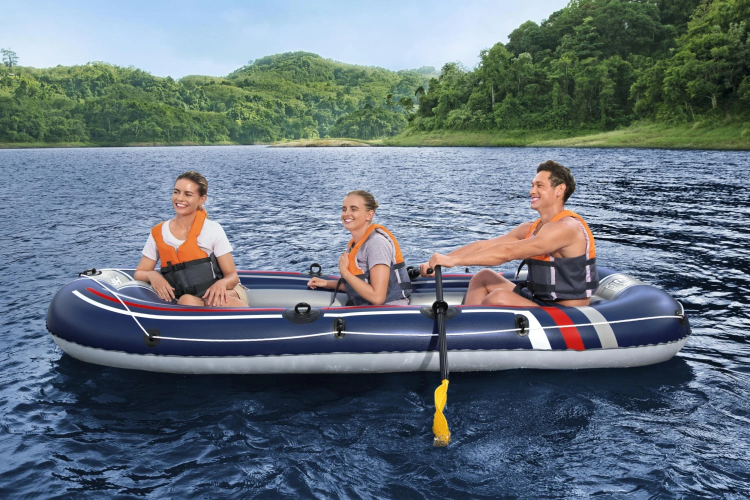 Bestway Hydro Force Peddels 124 Cm Geel/zwart - Afbeelding 3