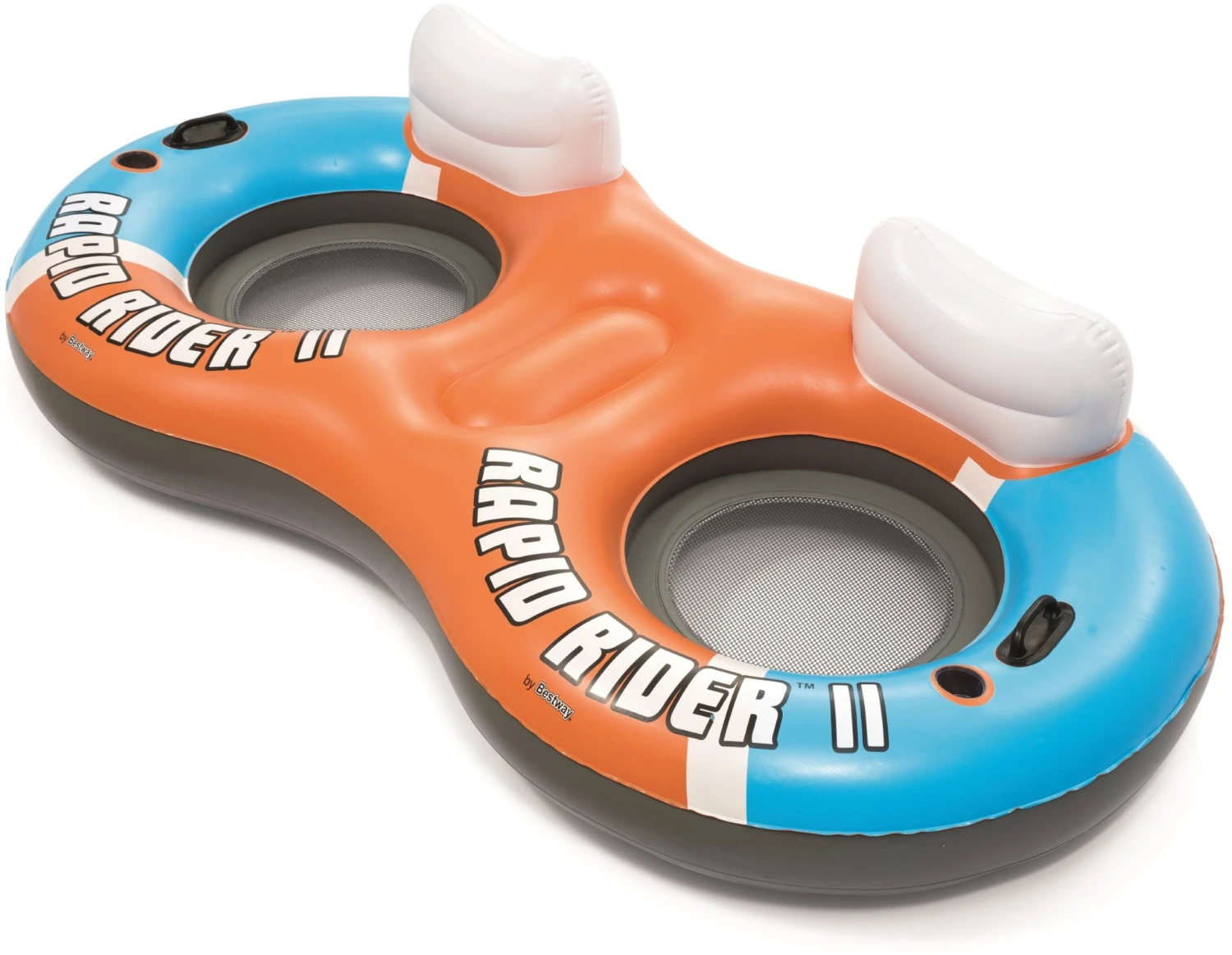 Bestway Hydro Force Rapid Rider Tube X2 Oranje/blauw/wit 3 Bestway Hydro Force Rapid Rider Tube X2 Oranje/blauw/wit