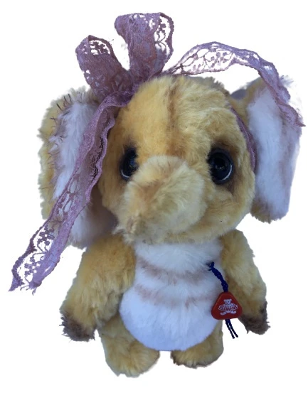 Knuffelolifant Gozy Junior 16 Cm Pluche Grijs