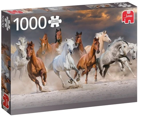 Jumbo Legpuzzel Woestijnpaarden 1000 Stukjes 3 Jumbo Legpuzzel Woestijnpaarden 1000 Stukjes