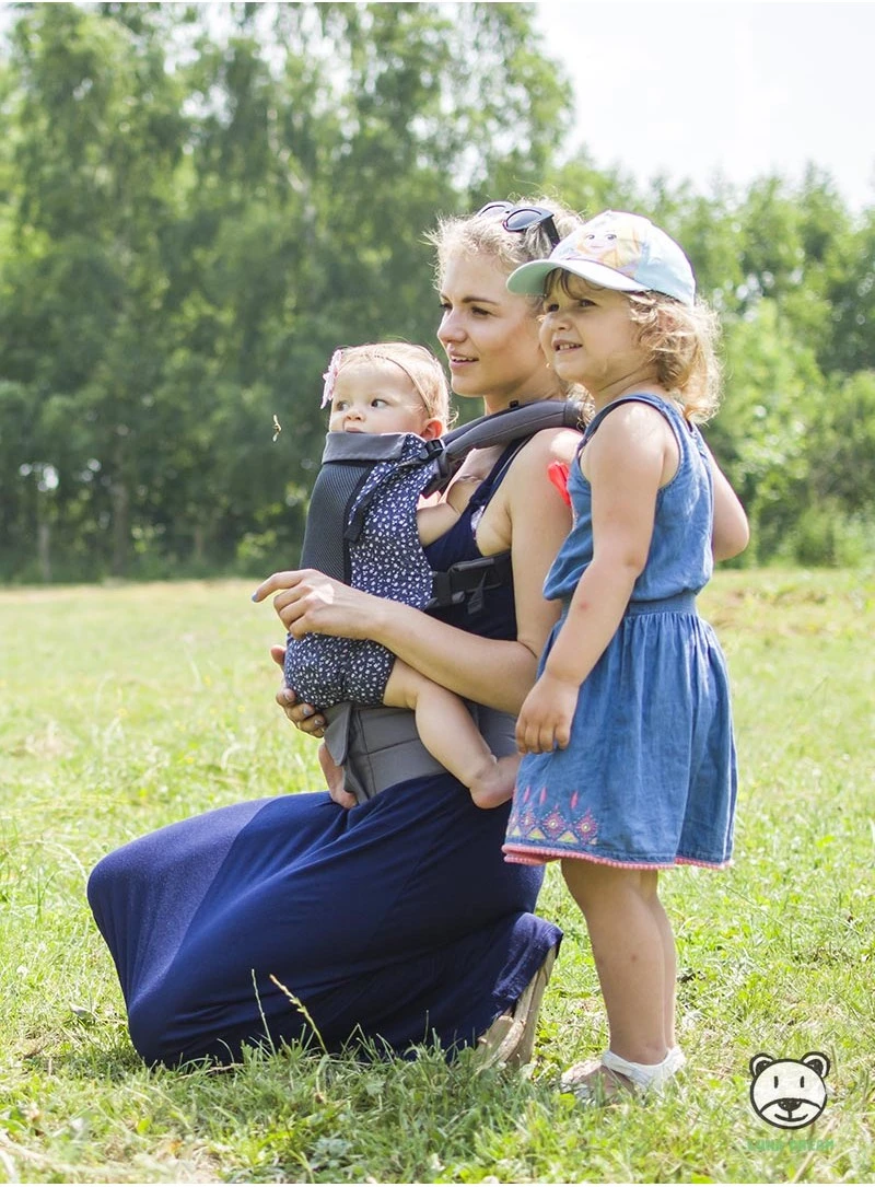 Draagzak Grow Up Air Meadow Katoen Blauw/wit - Afbeelding 3