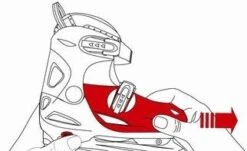 NIJDAM Ijshockeyschaats 3150 Junior Zwart Maat 34/37-S -Beter Kinderspeelgoed nijdam ijshockeyschaats 3150 junior zwart 3 100857