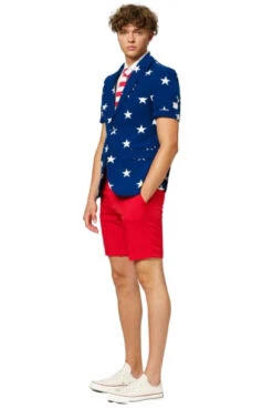 Opposuits Verkleedpak Zomer Stars And Stripes Heren Polyester -Beter Kinderspeelgoed opposuits verkleeedpak zomer stars and stripes heren polyester mt 46 3 420149 1592474713