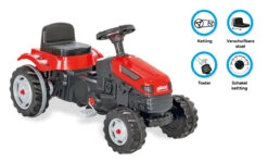 Beter Kinderspeelgoed -Beter Kinderspeelgoed pilsan active traptractor rood donkergrijs 3 1020167 20230608132433