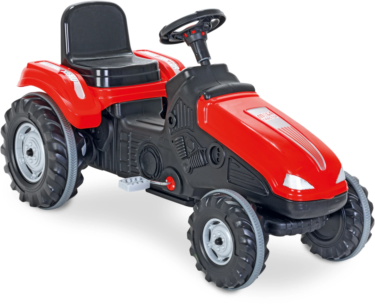 Mega Traptractor Rood/zwart