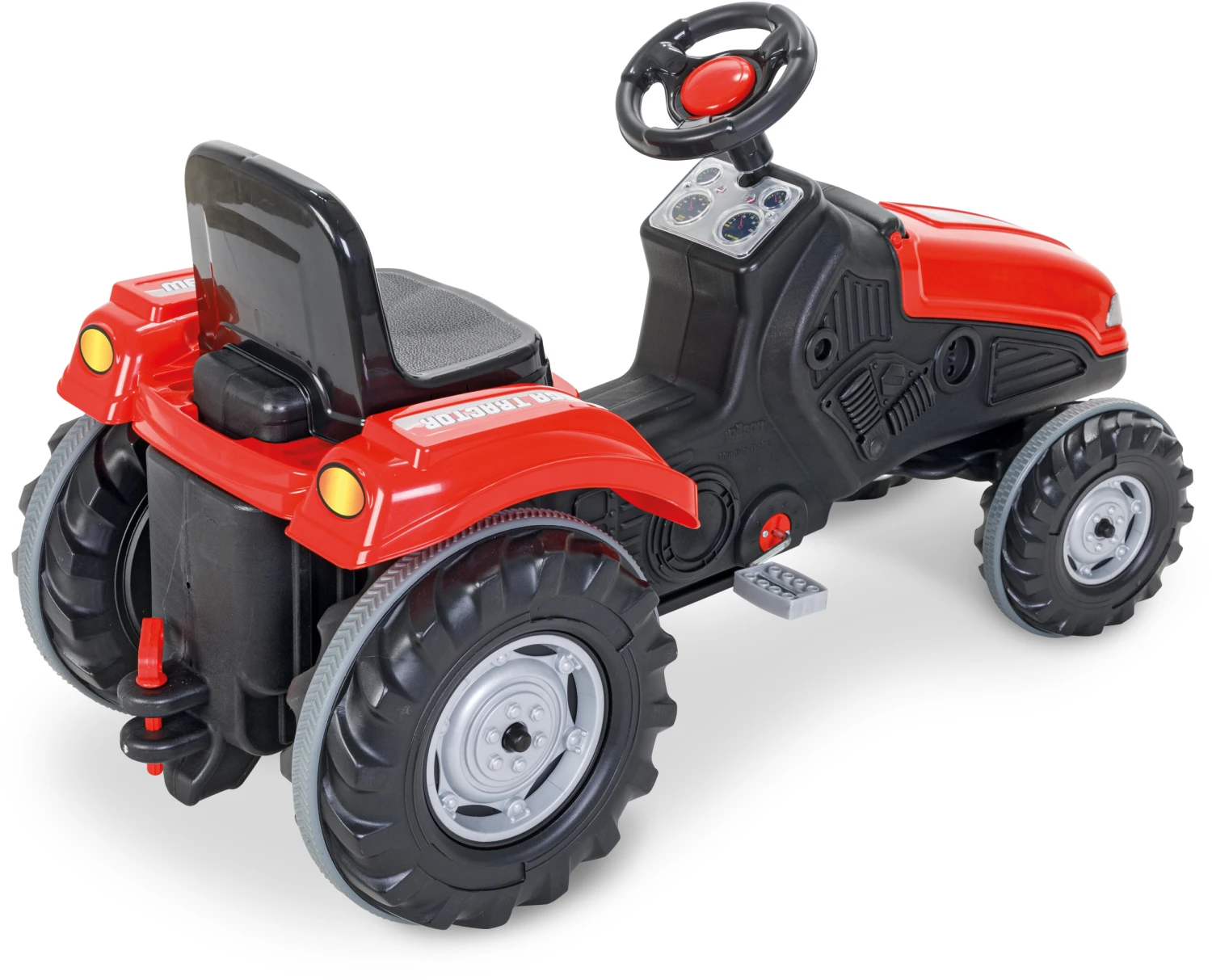 Mega Traptractor Rood/zwart 5 Mega Traptractor Rood/zwart - Afbeelding 3