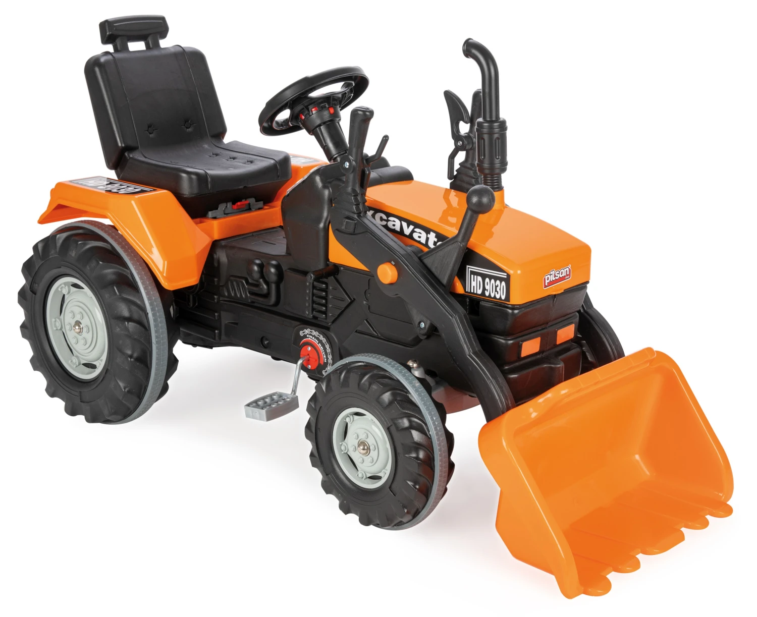 Super HD 9030 Traptractor Met Voorlader Oranje/zwart