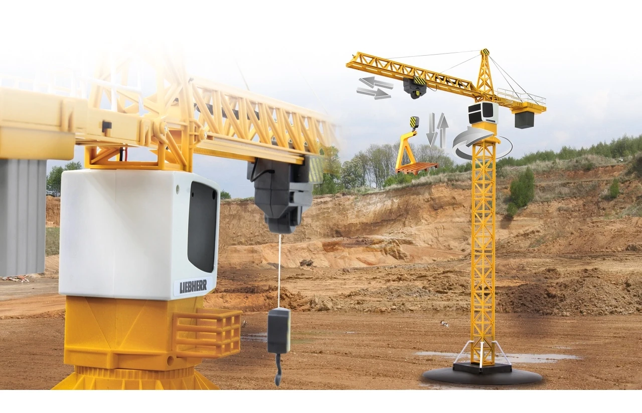 Jamara Hijskraan Liebherr 100 Cm Jongens 2,4 GHz Geel 6 Jamara Hijskraan Liebherr 100 Cm Jongens 2,4 GHz Geel - Afbeelding 4
