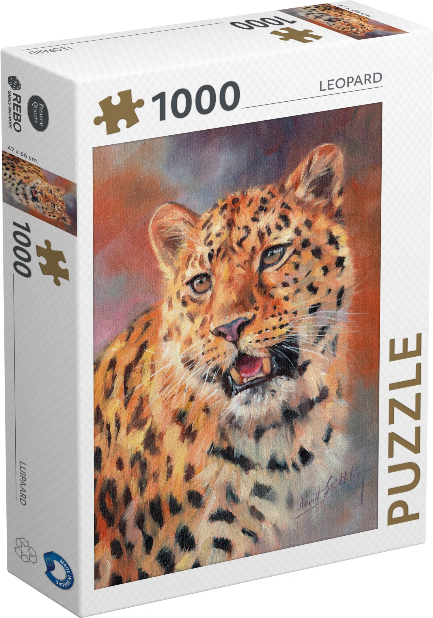 Legpuzzel Leopard 1000 Stukjes 3 Legpuzzel Leopard 1000 Stukjes