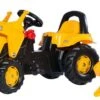 ROLLY TOYS Traptractor RollyKid JCB Junior Geel/zwart -Beter Kinderspeelgoed rolly toys traptractor rollykid jcb jongens geel 176130