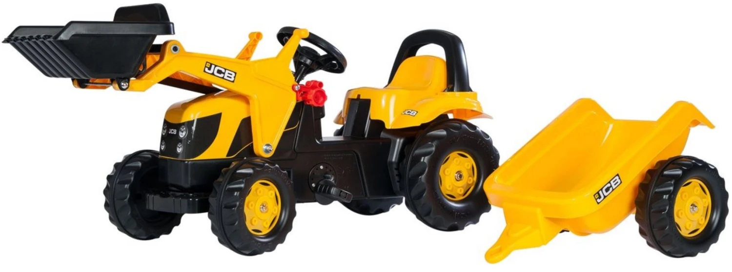 ROLLY TOYS Traptractor RollyKid JCB Junior Geel/zwart