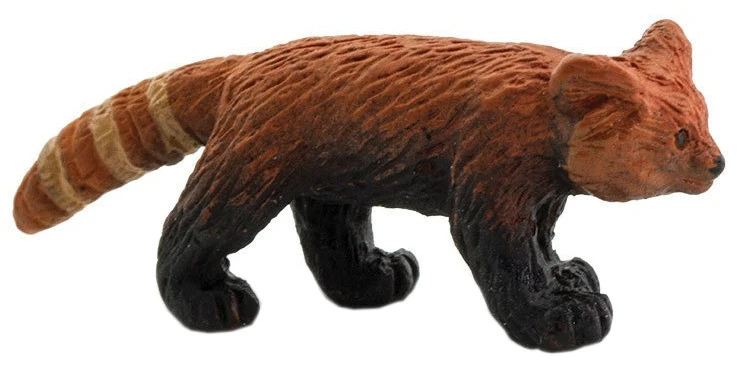 SAFARI Mini-figuren Rode Panda 2,5 Cm Rubber Oranje 192 Stuks