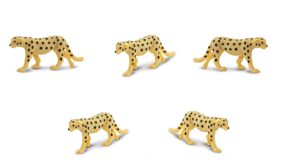 SAFARI Speelset Lucky Minis Cheeta's 2,5 Cm Geel 192-delig 4 SAFARI Speelset Lucky Minis Cheeta's 2,5 Cm Geel 192-delig - Afbeelding 2