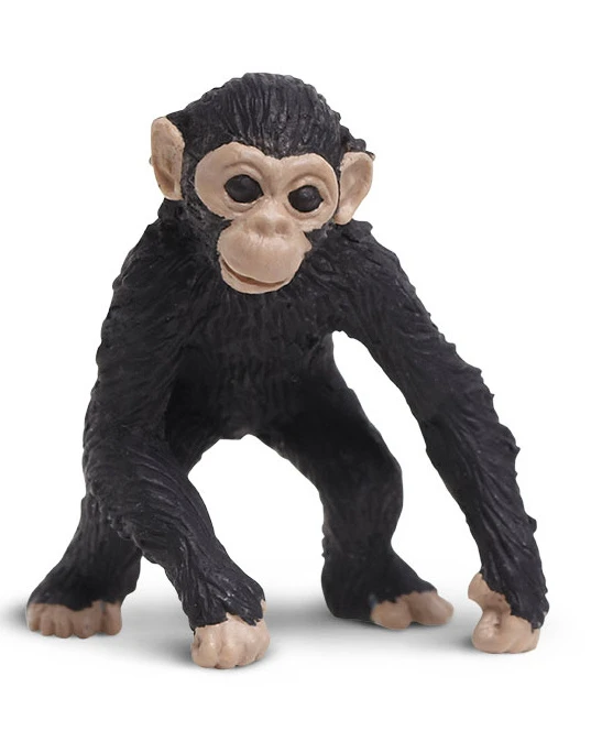 SAFARI Speelset Lucky Minis Chimpansees 2,5 Cm Zwart 192-delig