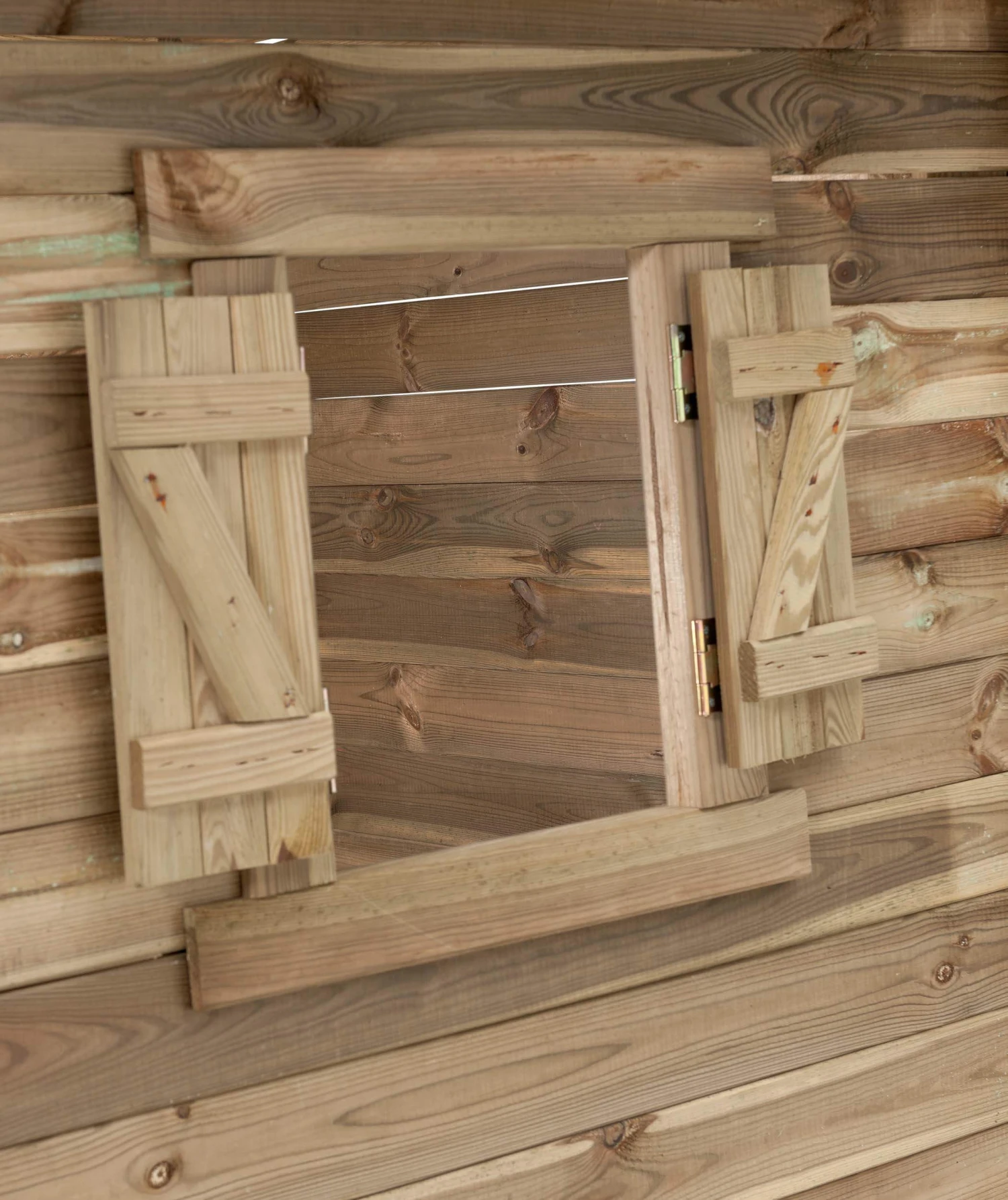 Speelhuisje Louise 120 X 120 X 160 Cm FSC Vurenhout 5 Speelhuisje Louise 120 X 120 X 160 Cm FSC Vurenhout - Afbeelding 3