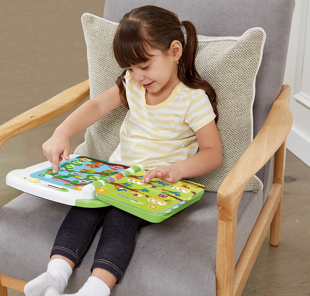 VTech Kinderboek Mijn Activiteitenboek - Naar School Groen 2-delig - Afbeelding 5