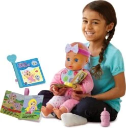 VTech Little Love Babypop Eva's Eerste Woordjes 40 Cm Roze -Beter Kinderspeelgoed vtech little love babypop evas eerste woordjes 40 cm roze 3 330738 1572541222